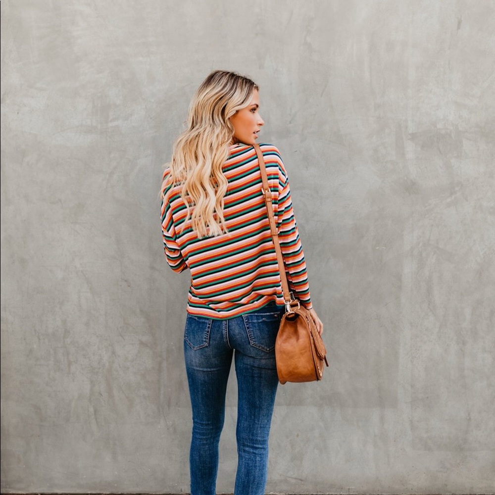 Striped Sweater Top - Picture 4 of 8